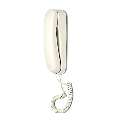 Corded Wall Phone, Trimline Phone for Hotel, Landline Wall Telephone Set for Home/Bathroom/School/Office